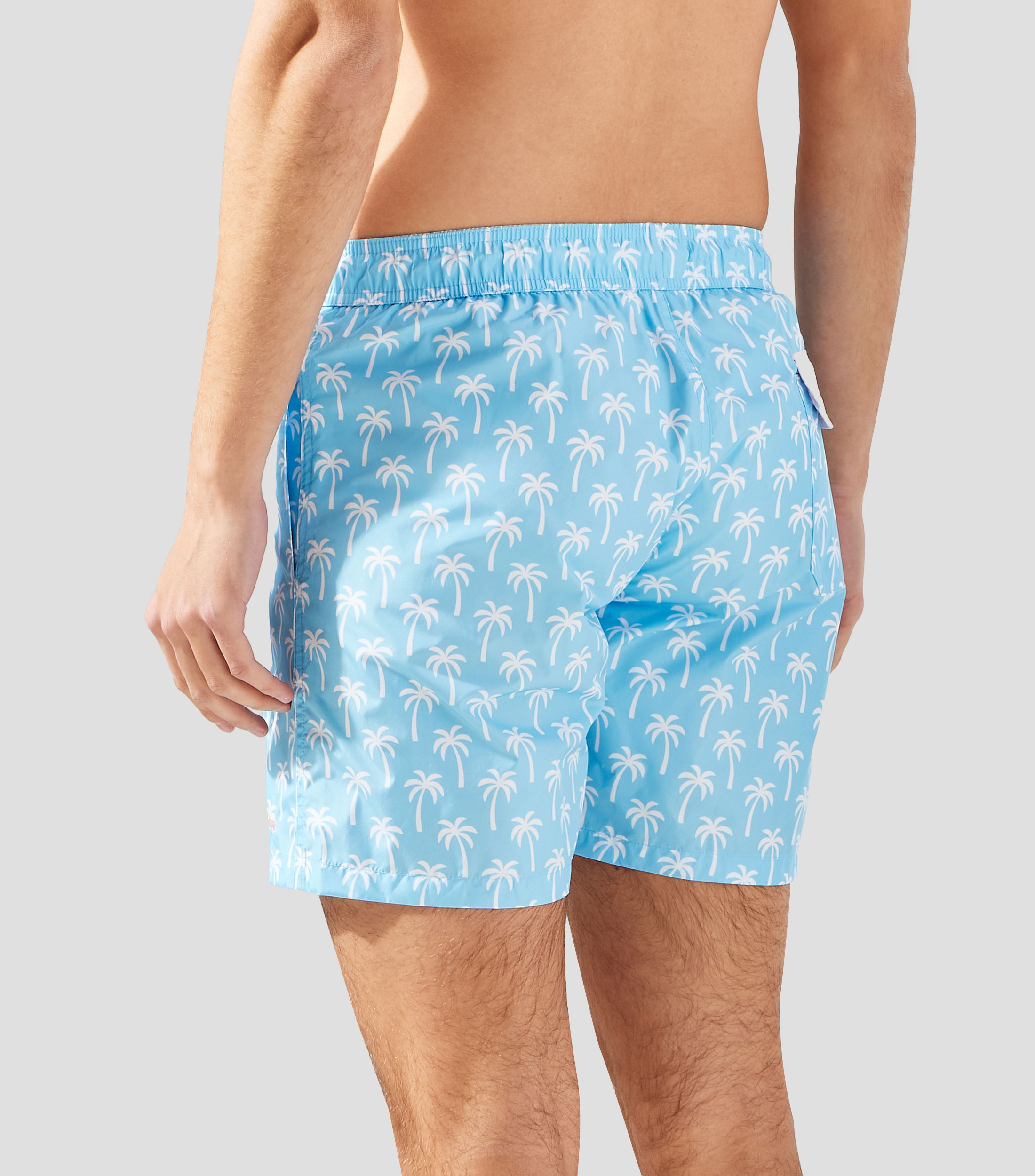 Traje de baño largo estampado Hombre